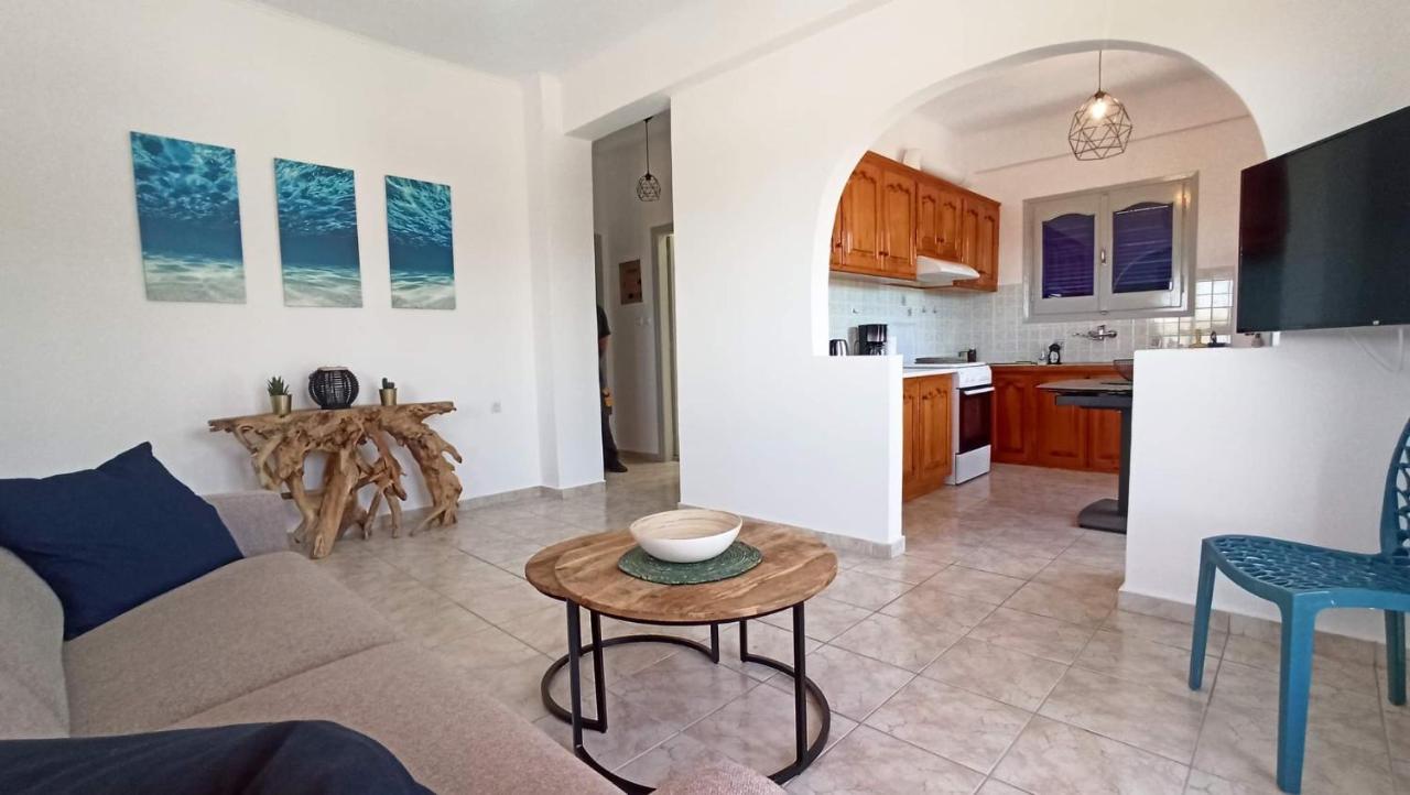 Villa Blue Cocoon - Chrani Messinia Peloponnese- Sea View 800 M From Beach Ngoại thất bức ảnh