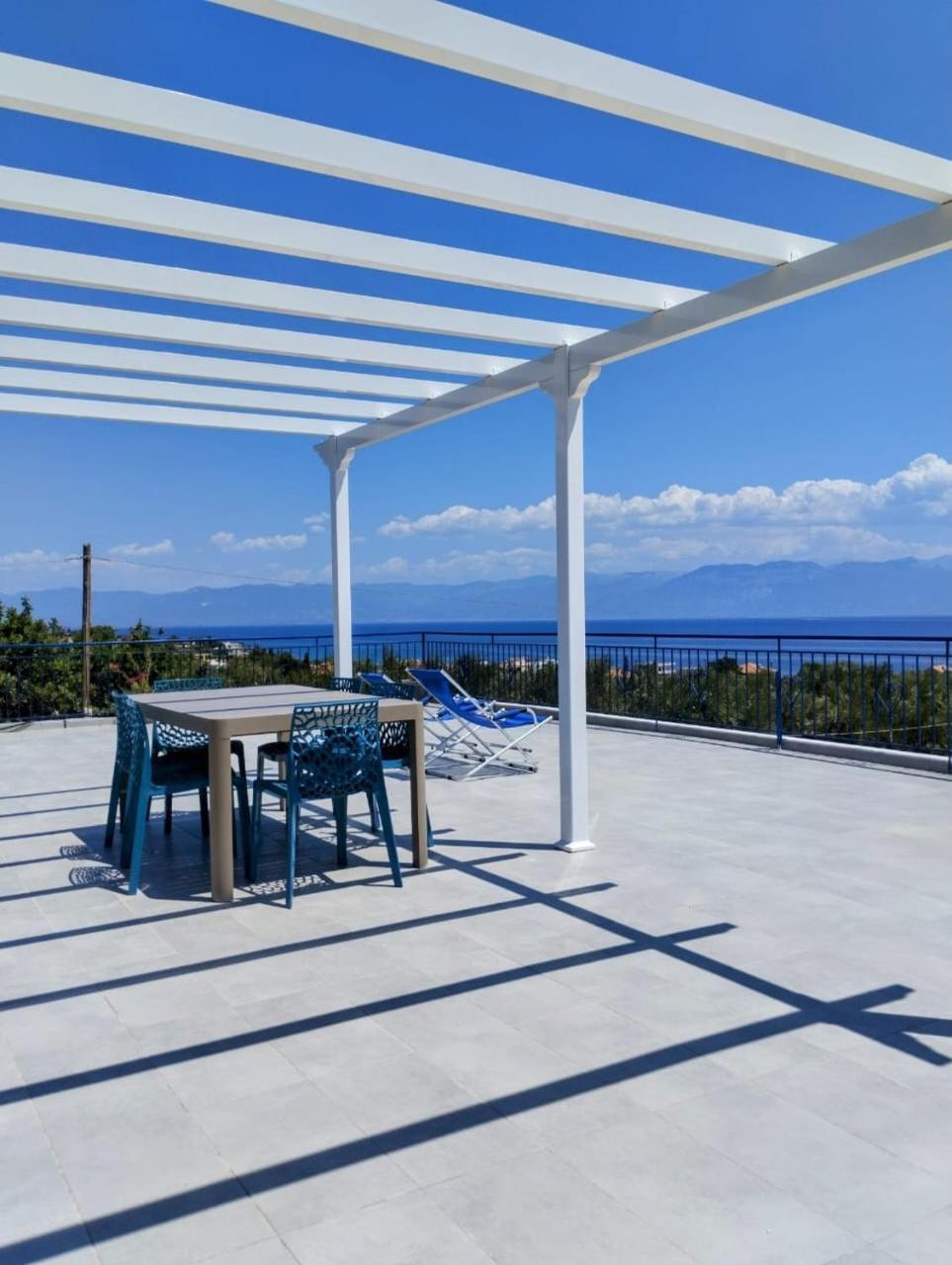 Villa Blue Cocoon - Chrani Messinia Peloponnese- Sea View 800 M From Beach Ngoại thất bức ảnh